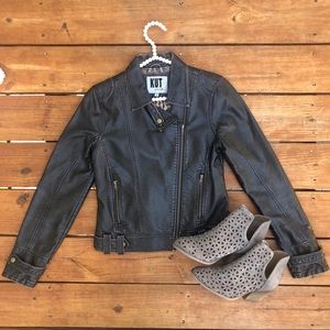 Kut from the Kloth Faux Leather Jacket • Size M
